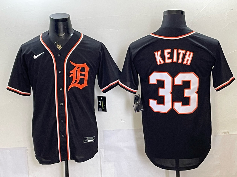 Men Detroit Tigers #33 Keith black Nike 2026 MLB Jersey 0621003